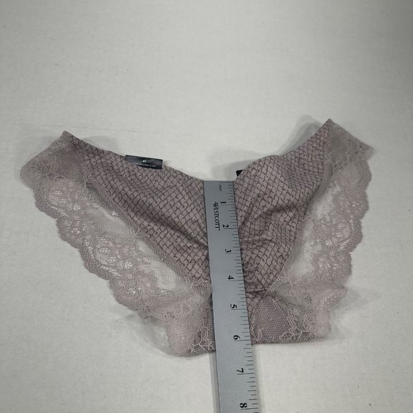 Maidenform Women's Size 7 Large Panty Comfort Devotion Tanga Patterned Tan New - Picture 9 of 9